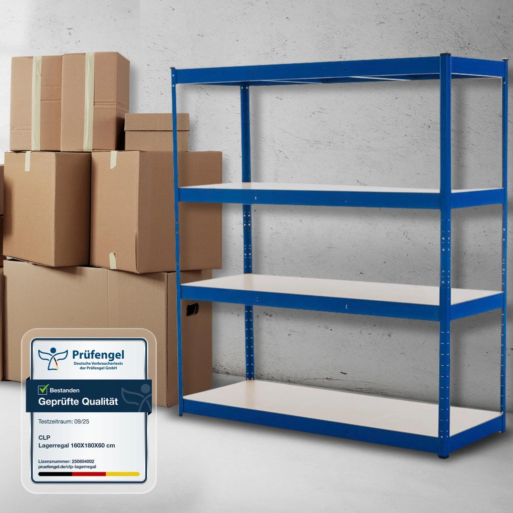 Scaffale Zincato Professionale 160x60x180 blu