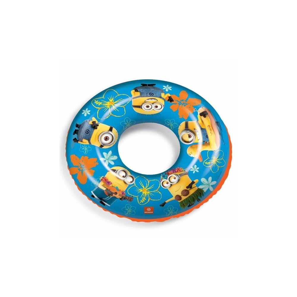 Trade Shop - Ciambella Salvagente Cattivissimo Me 50 Cm Azzurro Estate Mare Spiaggia -
