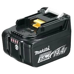 Makita 197615-3 Batteria agli ioni di litio 14,4V 3Ah con indicatore LED colore Nero