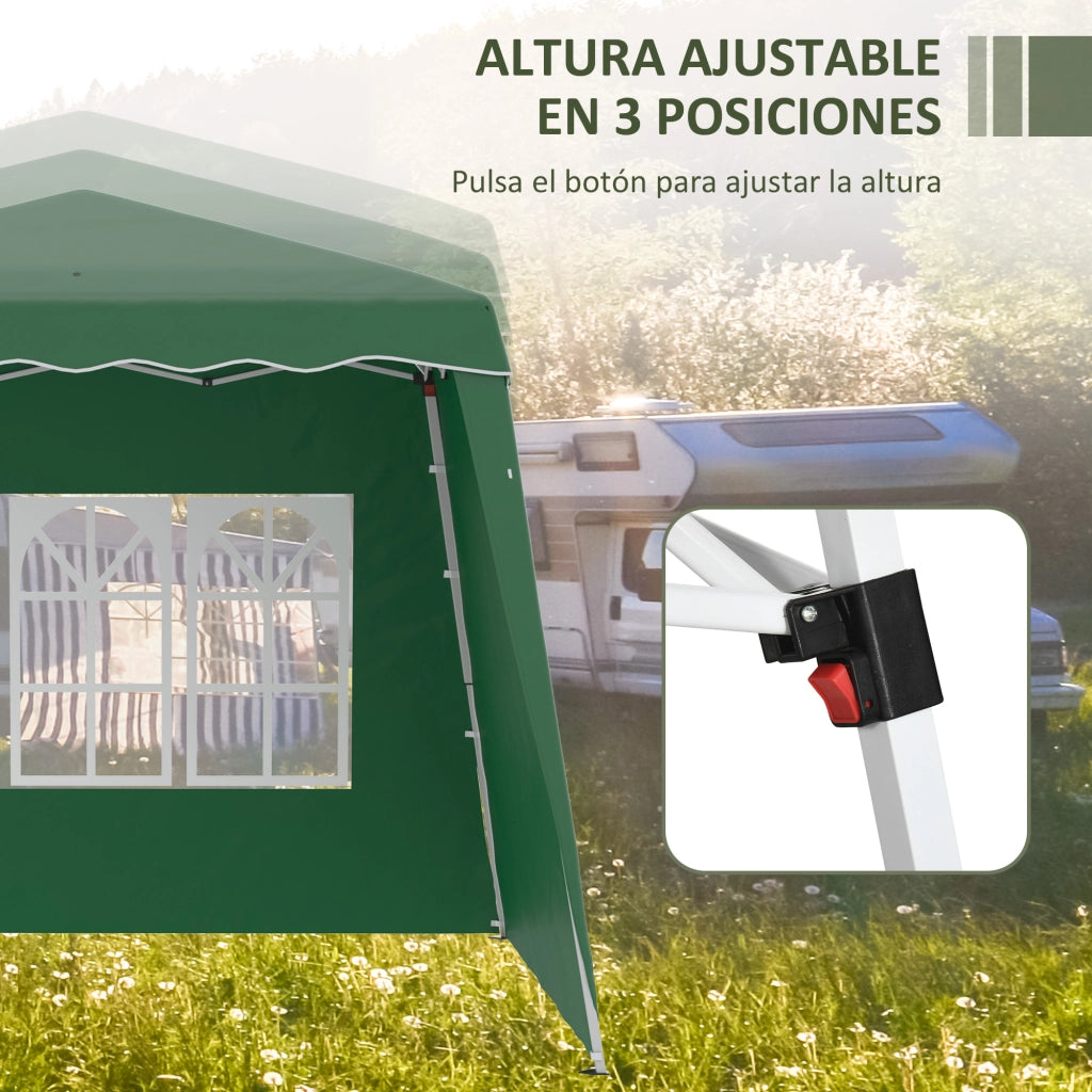 Carpa Pieghevole Giardino ¨C Zephmum ¨C Verde 289x289cm