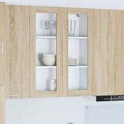 Armadio pensile con porta Rovere Sonoma 80 x 31 x 100 cm 884396