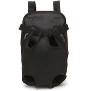 Trade Shop - Zaino Per Animali Domestici Traspirante Cani Regolabile Portatile Rete Tg.m Nero -