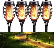 Illuminazione esterna a energia solare - Lampade solari per esterno 4 pezzi - Illuminazione LED