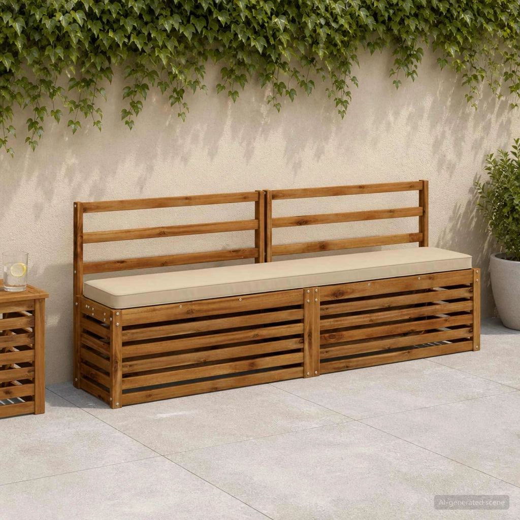 Cuscino per Panchina a 1 Pezzo VUGHT 100% Poliestere Beige 950962