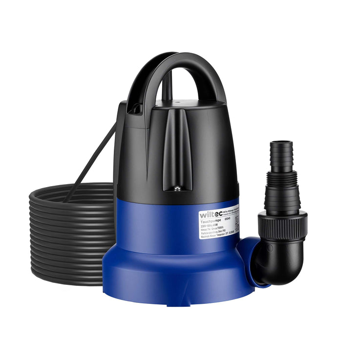 Pompa sommersa 400 W, pompa per acque reflue con portata max 7000 l/h, pompa a immersione, prevalenza max 7 m