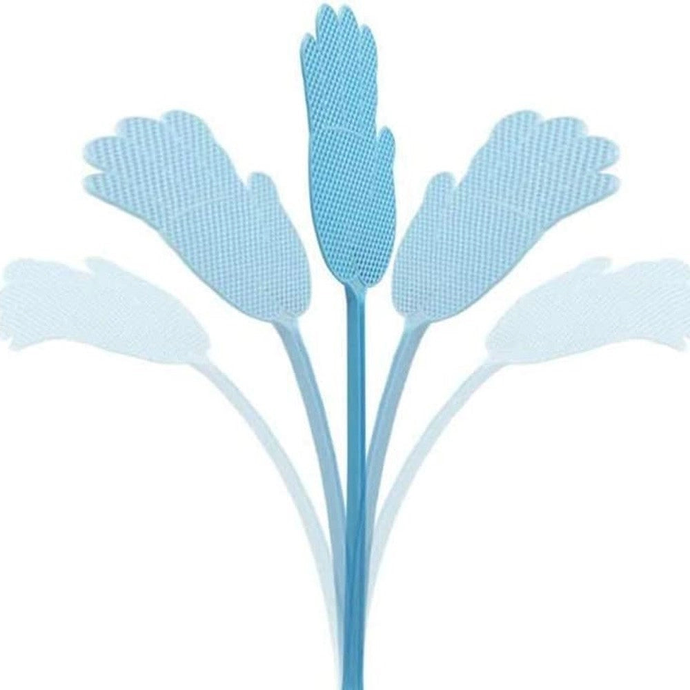 Trade Shop - 3 Pz Paletta Abbattimosche Abbatti Mosche Scaccia Insetti Colori Assortiti 47 Cm -