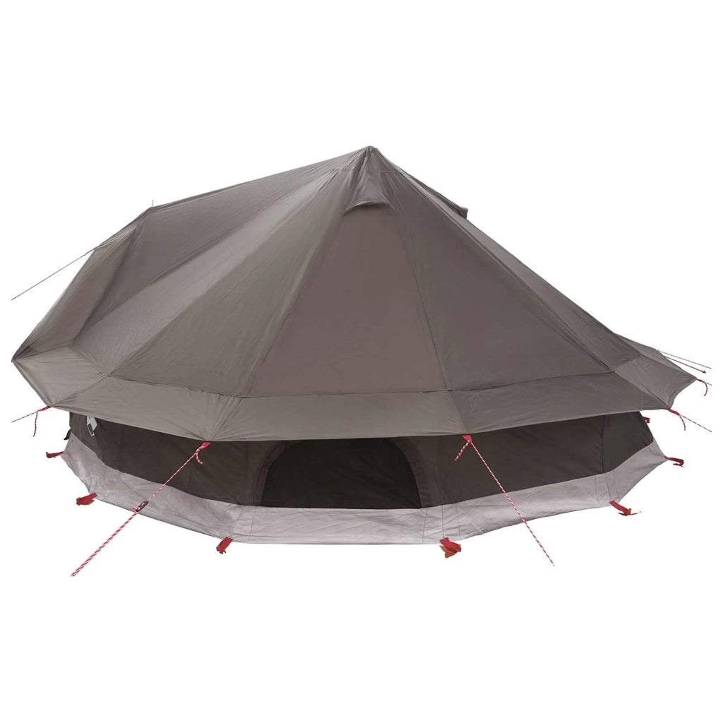 Tenda Tipi con tetto Marrone Grigio 800 x 800 x 430 cm 42029021