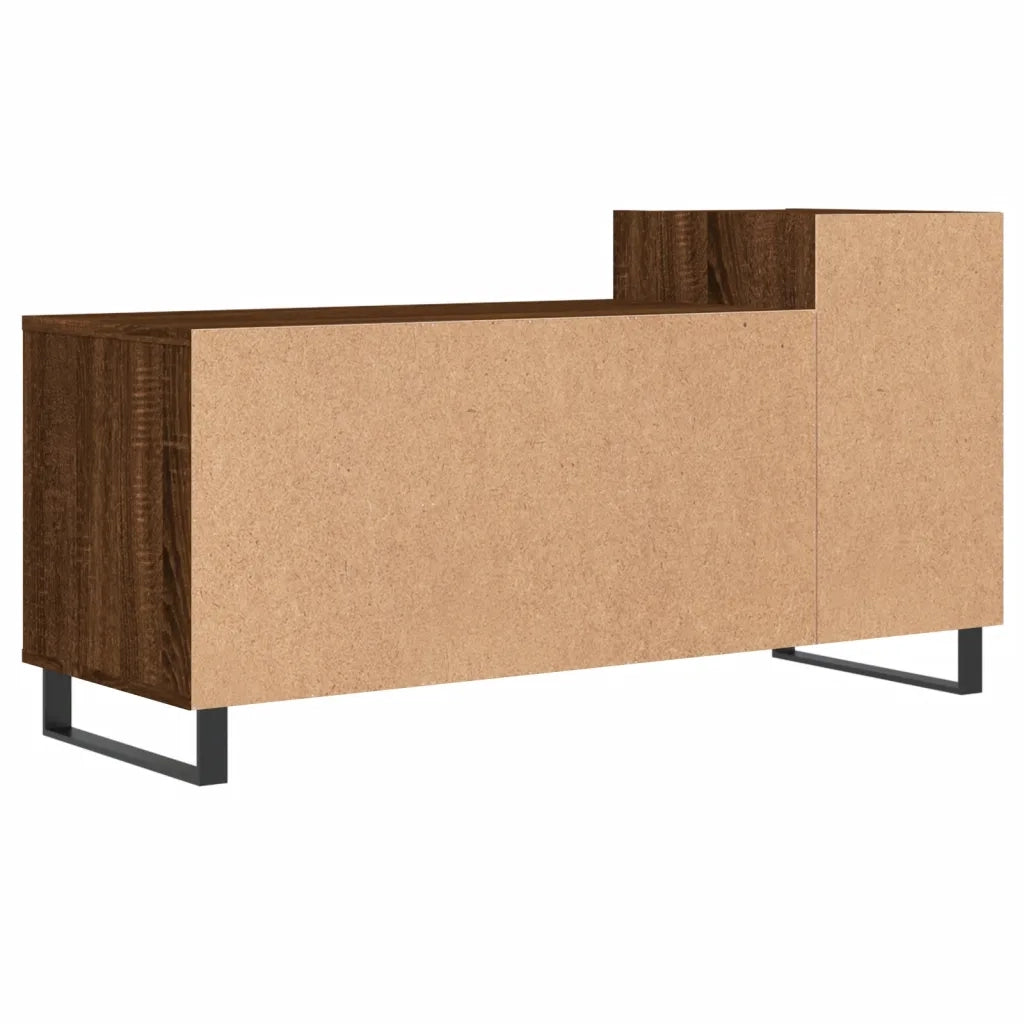 Mobile TV-Credenza per TV-Console TV Rovere Marrone 100x35x55 cm in Legno Multistrato 595576