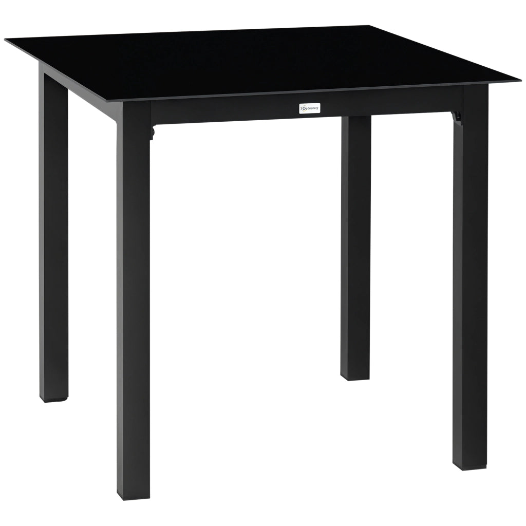 Tavolo da giardino esterno ¨C Xylo ¨C nero, 80x80x74 cm