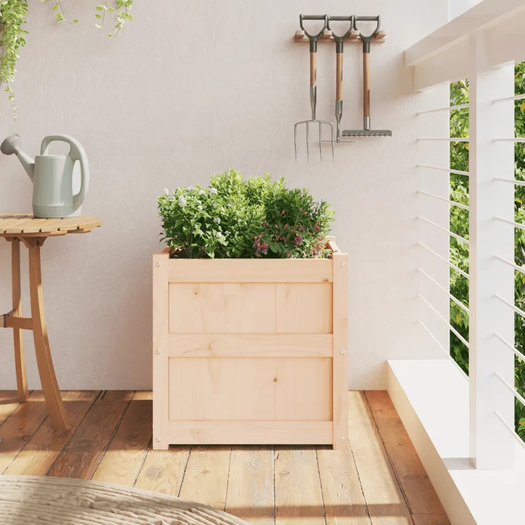 Fioriera da Giardino 50x50x50 cm in Legno Massello di Pinocod mxl 108838