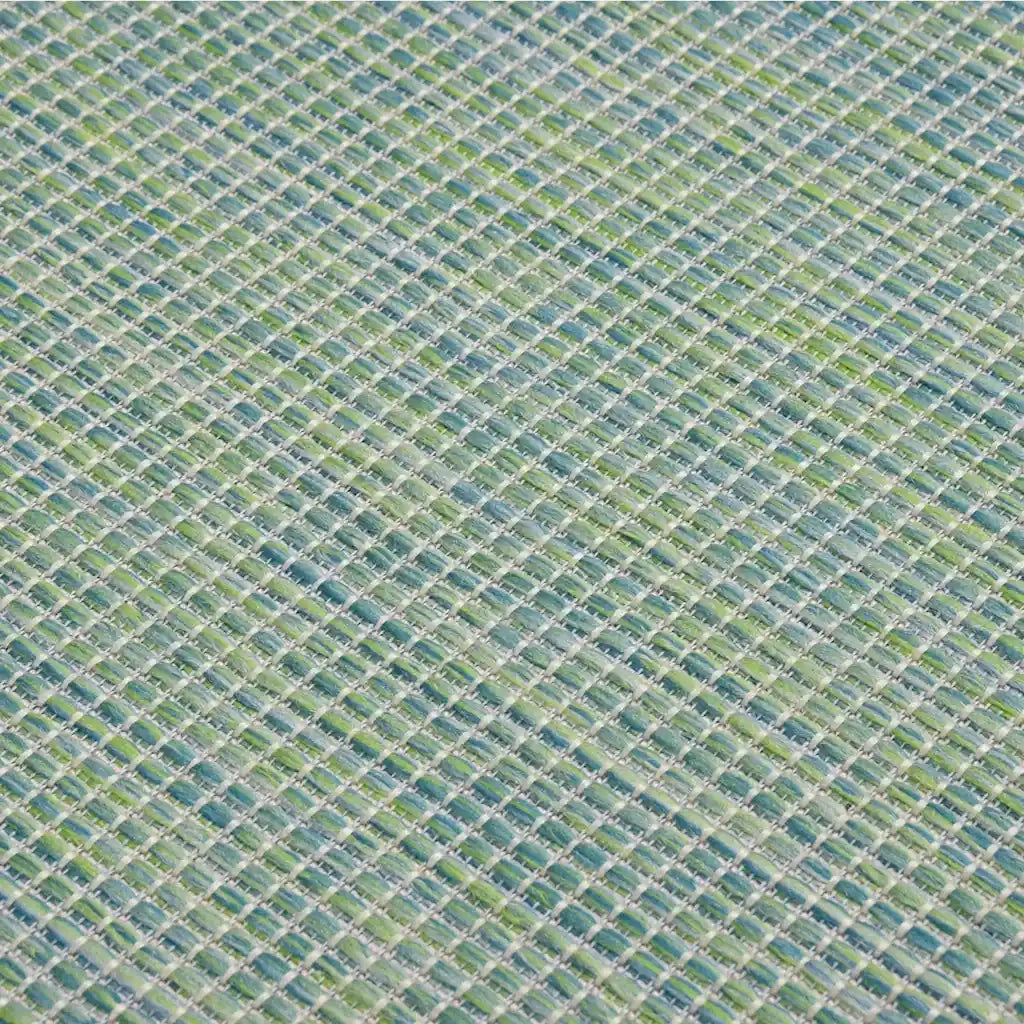 Tappeto da Esterni a Tessitura Piatta 160x230 cm Turchese 340804