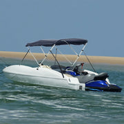 Bimini di Prua con Pareti Laterali 3 Archi 183x(137-152)x137cm 94818
