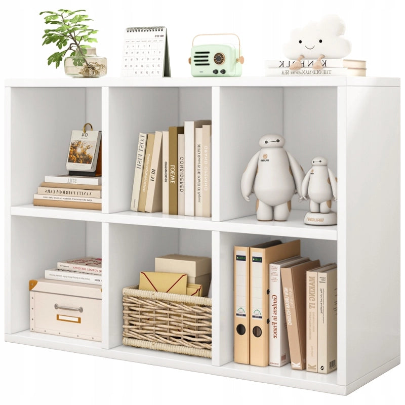 Libreria Bianca 90x30x60 cm Ideale per Ogni Ambiente