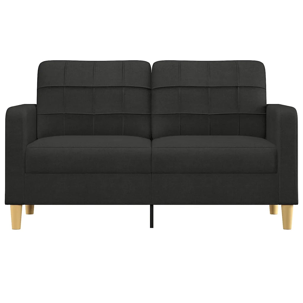 Divano a 2 Posti Nero 120 cm in Tessutocod mxl 78601