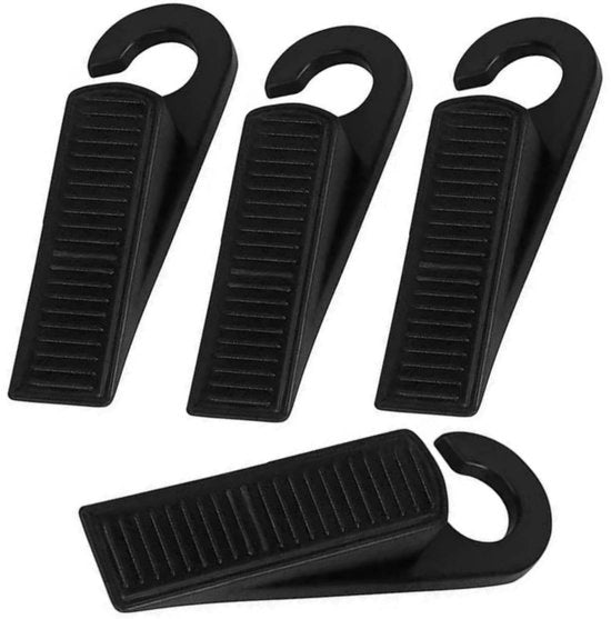 Stoppi per porte in gomma antiscivolo - 4 pezzi - resistente ai graffi - 12,5 cm - materiale duraturo