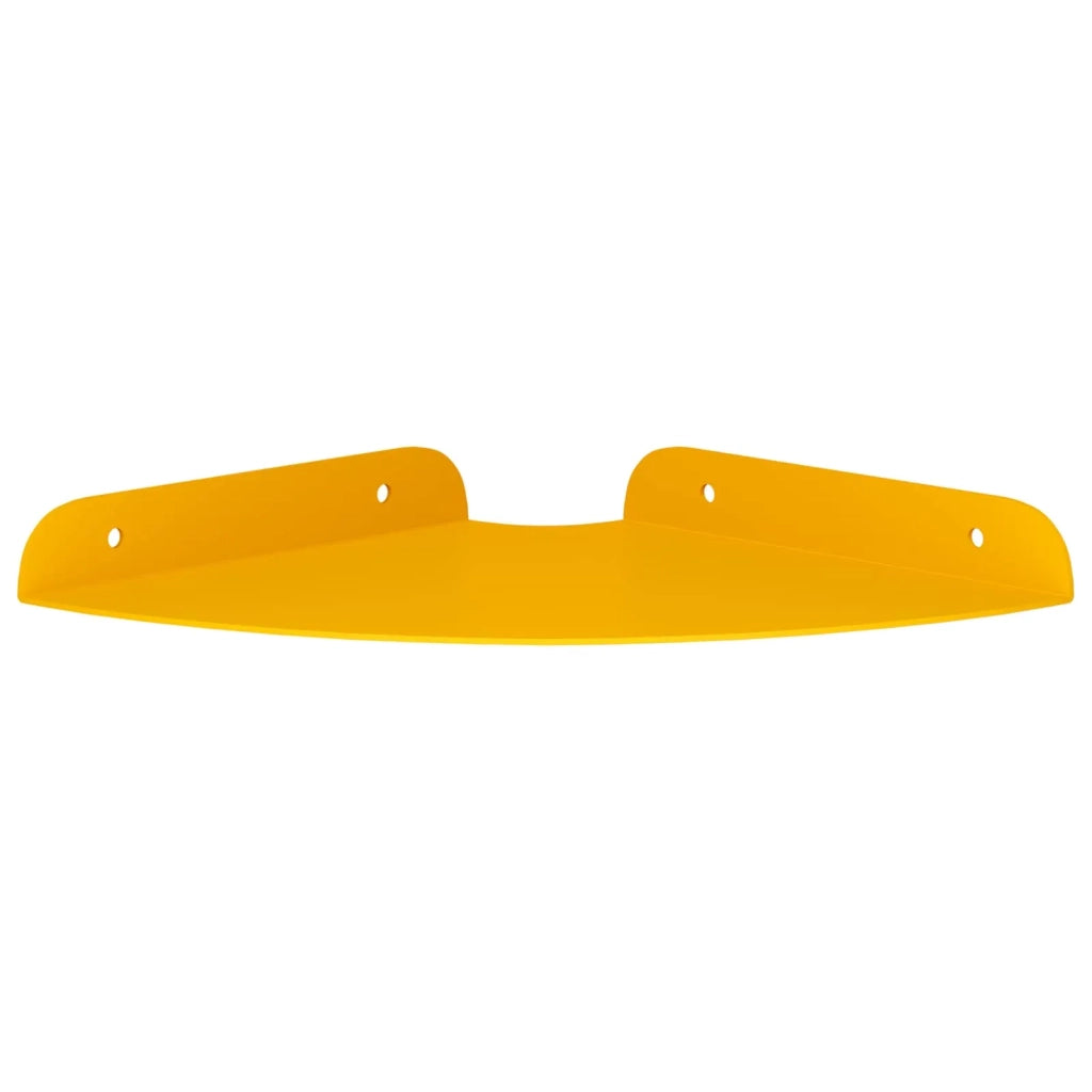 Mensola sospesa 4 pcs Giallo senape 18 x 18 x 2 cm