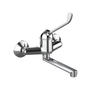 Miscelatore monocomando a muro con leva clinica - Linea Ten, cromo