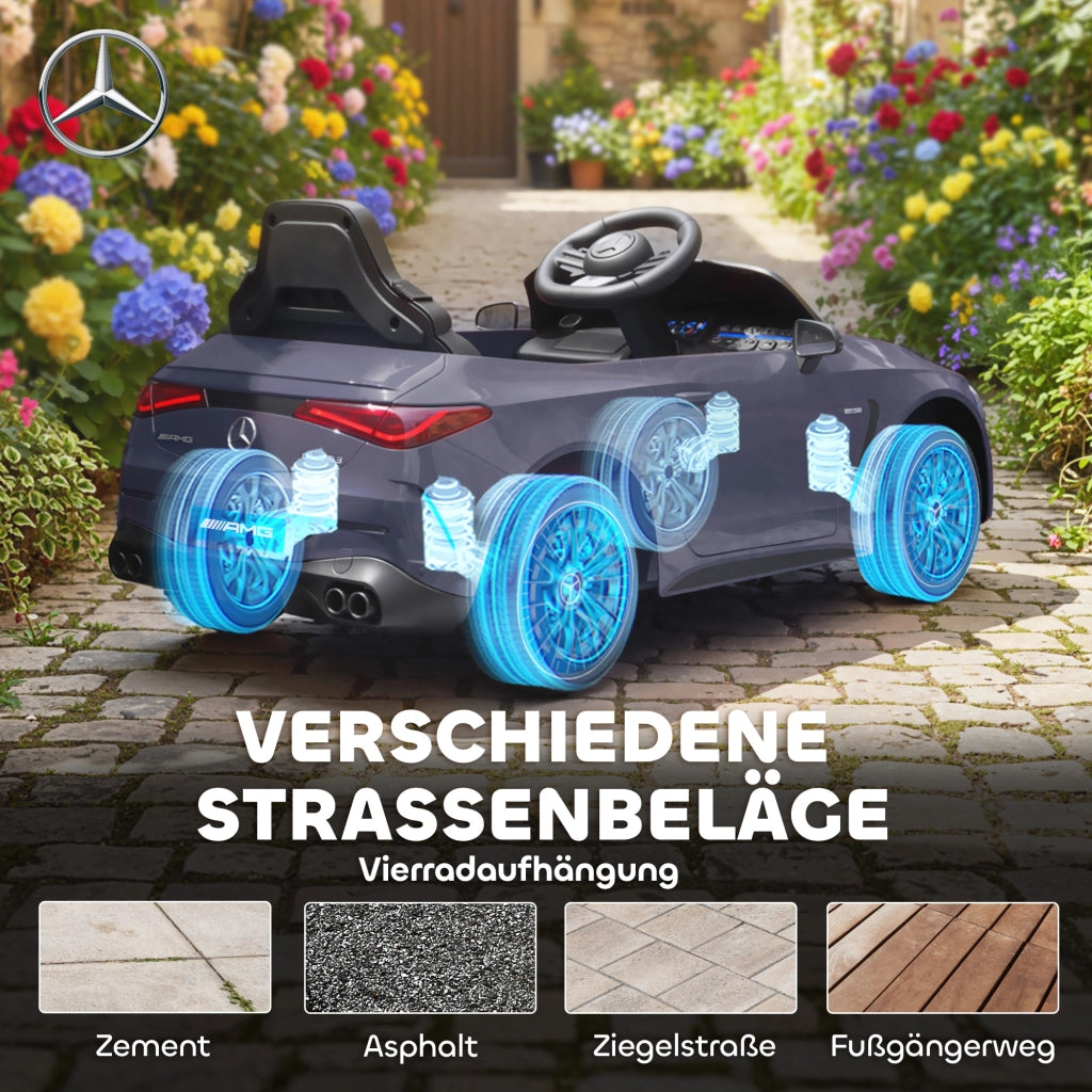 Auto elettrica per bambini Mercedes ¨C zephmum ¨C Grigio 12V