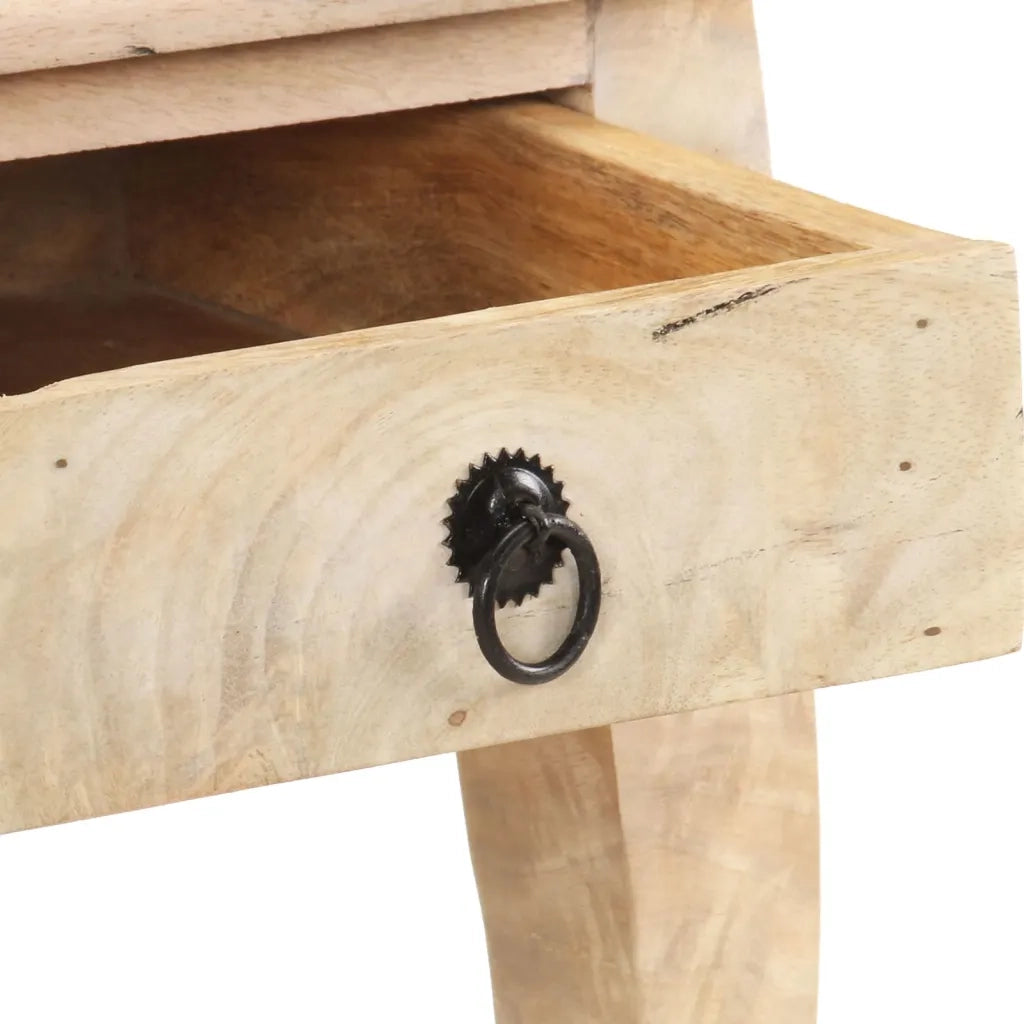 Comodino 28x28x46 cm in Legno Massello di Mango cod mxl 30896