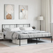 Giroletto con Testiera in Metallo Nero 180x200 cmcod mxl 106841