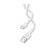 CAVO USB FLESSIBILE TYPE C 1,5 M BIANCO- 1,0 pz