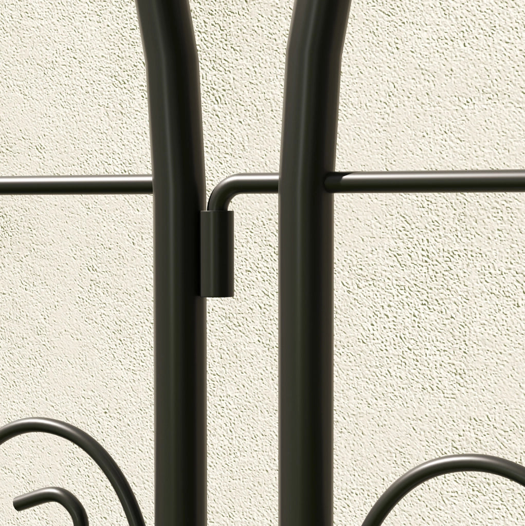 Set di 2 grigliati in metallo con uccelli 50 x 120 cm