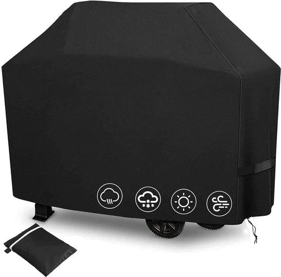 Copertura barbecue impermeabile - Copertura gasgrill - Copertura BBQ - Nero - 145x61x117cm Copertura barbecue impermeabile
