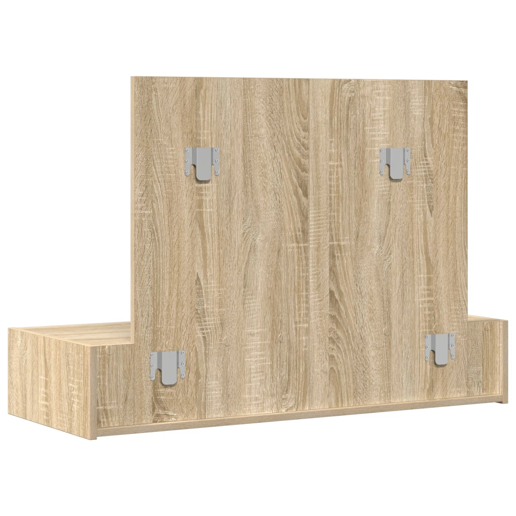 Toeletta a Muro Rovere Sonoma 100x40x70 cm