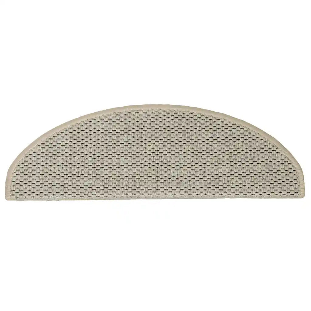 Tappeti Adesivi Scale Aspetto Sisal 30pz 65x21x4cm Verde Chiaro