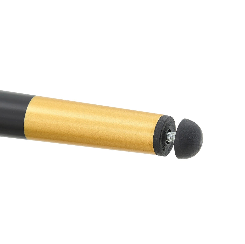 Set di 2 sedie con schienale a fulmine in similpelle PU e metallo marrone e nero