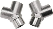 Connettore a Y 3 vie 1/4 pollice - Divisore di tubo femmina - Set da 2 pezzi