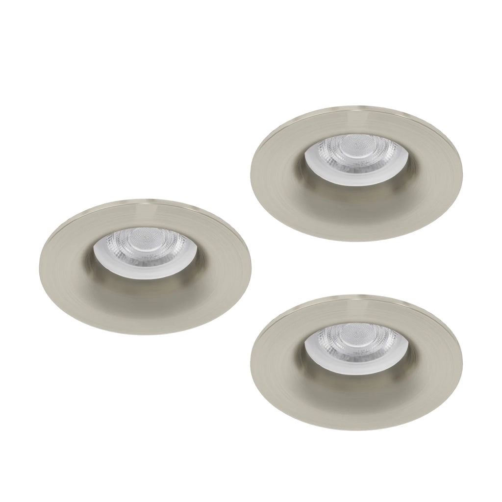 Faretto Incasso Moderno Salabate Alluminio Grigio 3 Luci Led 5W 3X540Lm Ip65