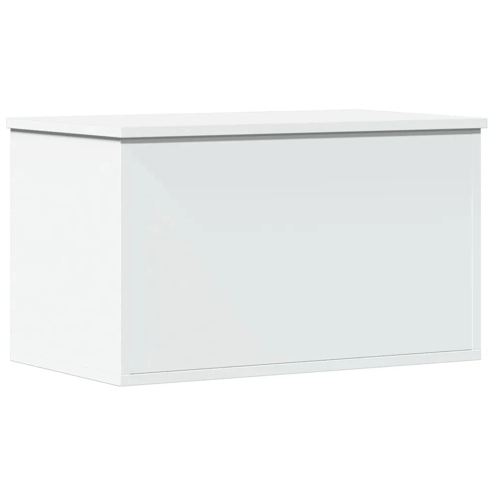 vidaXL Contenitore Portaoggetti Bianco 60x35x35 cm in Truciolato