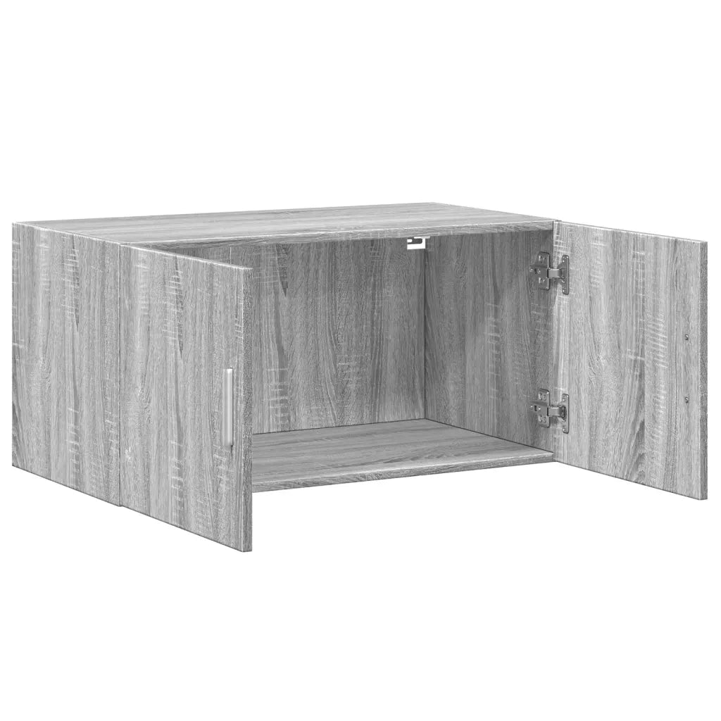 Armadietto a Muro | Mobile a Parete Grigio Sonoma 80x42,5x40cm in Legno Multistrato