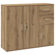 Credenza | Madia | Buffet da pranzo | Armadio da pranzo Artisan Rovere 91x29,5x75 cm Legno ingegnerizzato