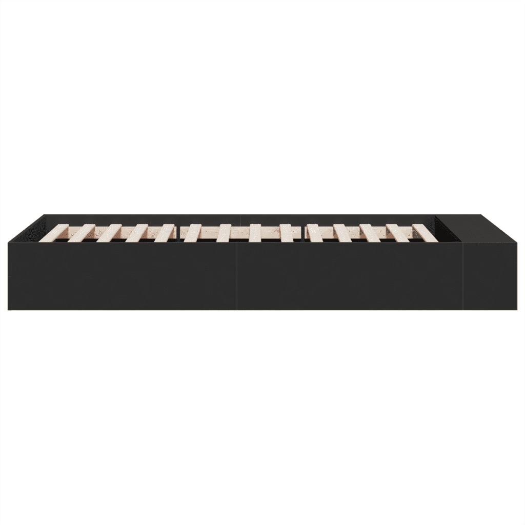 Giroletto Nero 90x190 cm in Legno Multistrato