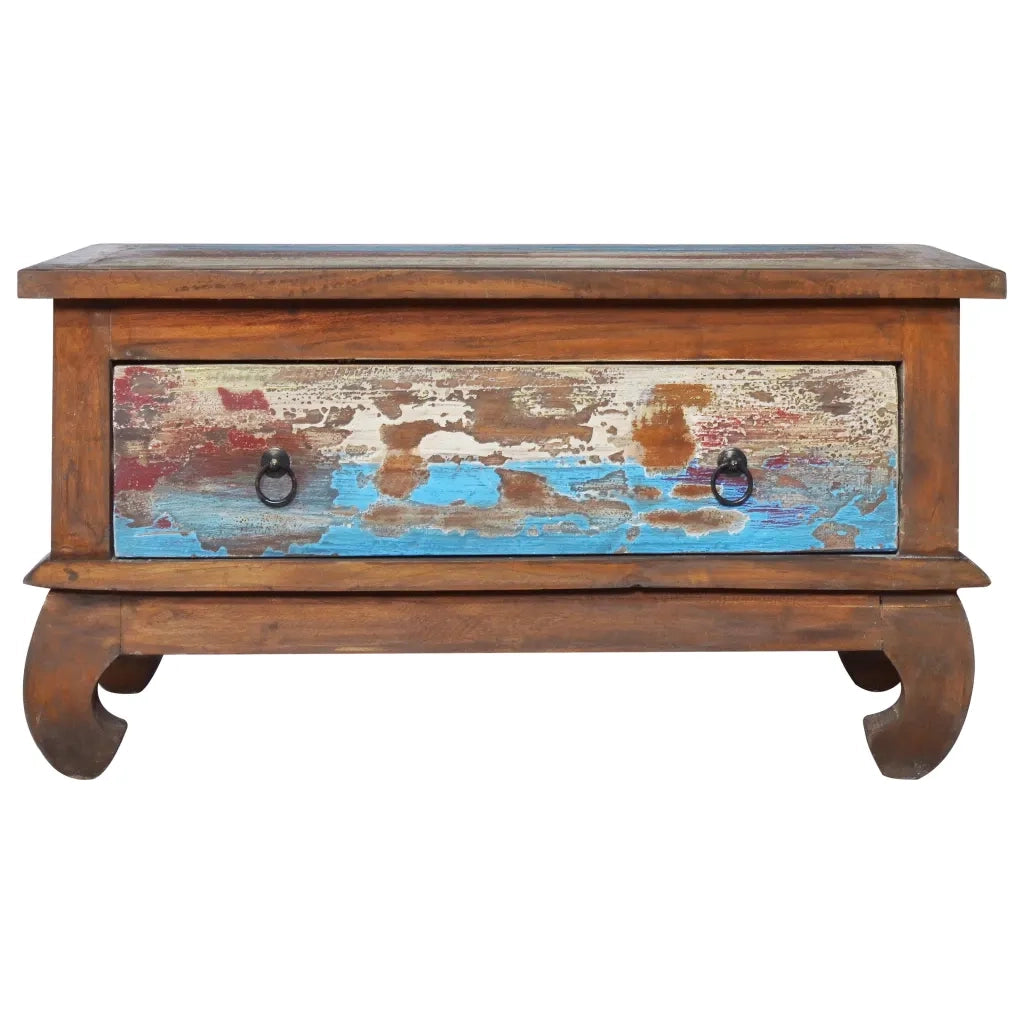 Tavolino da CaffÃ¨ 80x50x40 cm in Legno Massello di Teak cod mxl 16826
