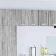 Armadio pensile 2 pcs Grigio Sonoma e Bianco 30 x 31 x 40 cm