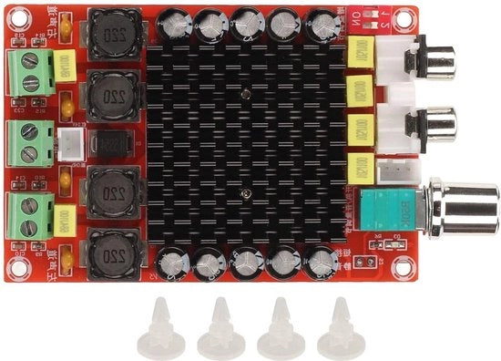 Modulo di amplificazione stereo digitale 18-100 kHz PCB classe D 100 W + 100 W XH M5100 - per uso in ambienti di cinema, video e motori.