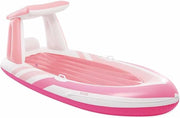 Materassino Gonfiabile Mare Canotto Pink Paradise, Rosa, 244x119x97 cm,Intex