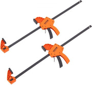 Due clip per unione 609,6 mm di apertura, clip veloce da 136 kg di carico, clip a vite e clip per lega ideale per tagliare, unire e montare prodotti in legno o materiali in acciaio