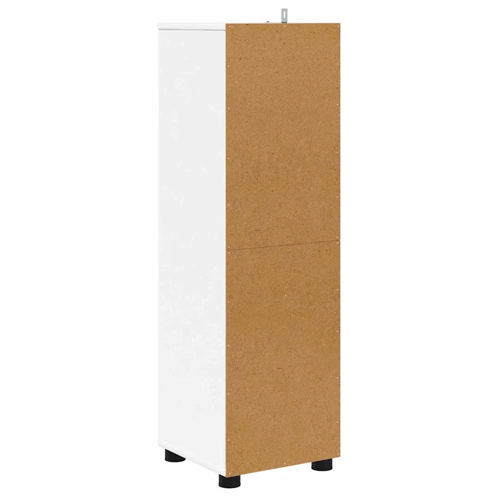 Mobile da Bagno Bianco 30,5 x 30 x 101 cm Legno multistrato 888737
