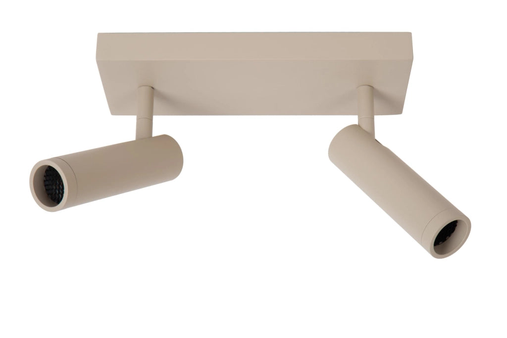 Faretto da soffitto rettangolare GRADO 2xMR11 taupe Lucide