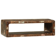 Mobile TV multicolore 80x30x25 cm in legno massello recuperato