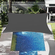 Ombrello Solare Rechthoekig Impermeabile con Protezione UV, per Giardino, Balcone, Terrazza, Campeggio 3x3 m