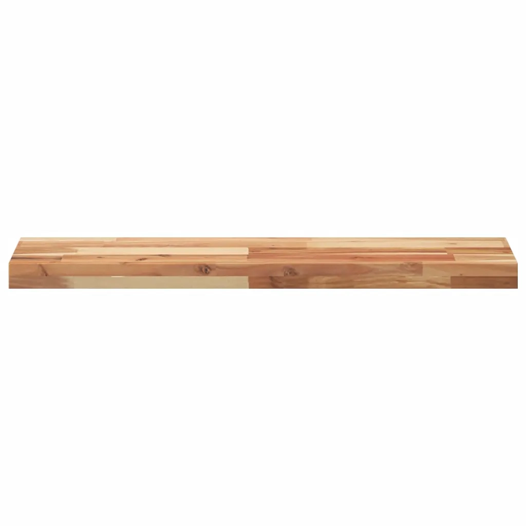 Ripiano a Parete 100x20x4cm Legno Massello Acacia Rifinito Olio 3279587