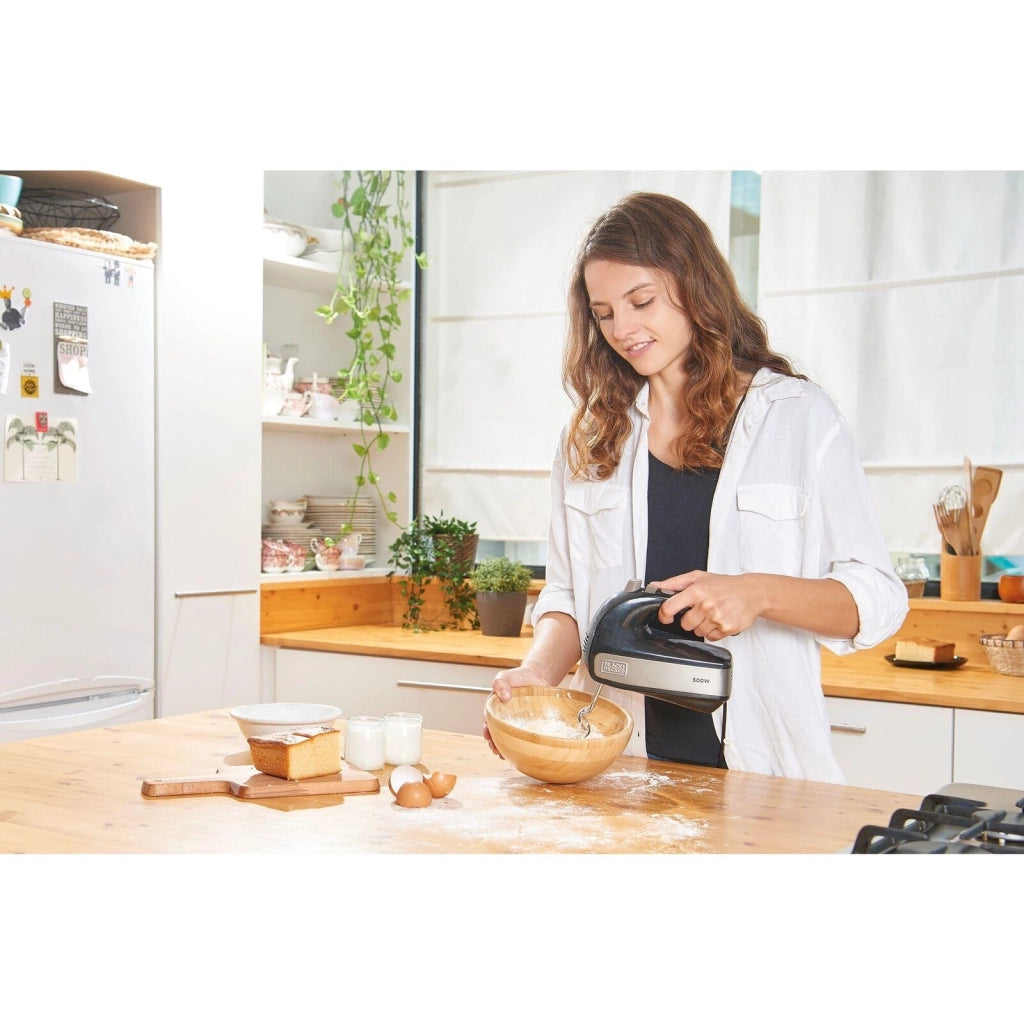 Black & Decker BXMX500E frullatore Sbattitore manuale 500 W Nero