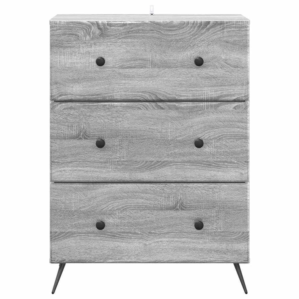 Mobile con Cassetti Grigio Sonoma 66 x 34,5 x 90 cm 895531