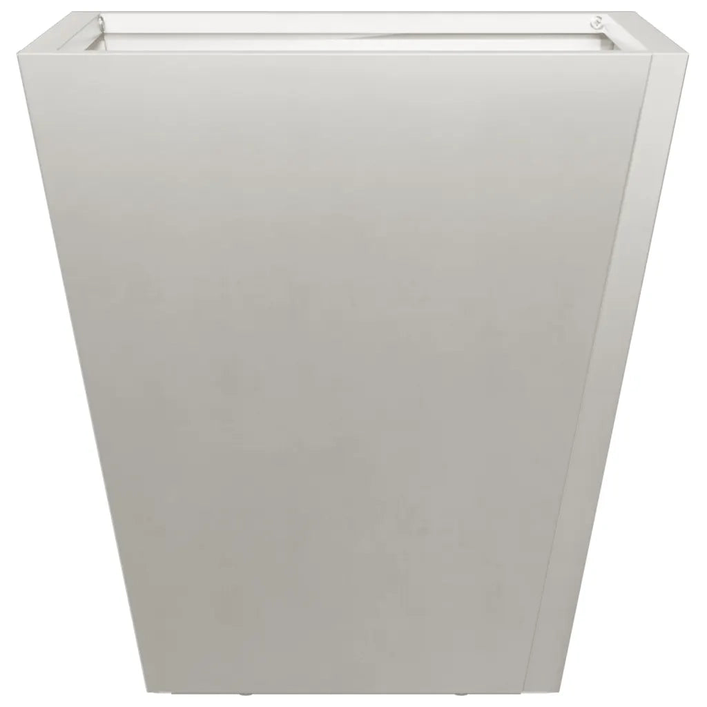 2 pz Fioriere | Cassetta per fiori | Vaso da Giardino 30x30x30 cm in Acciaio Zincato