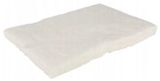 Lana in Fibra di Ceramica 30x20x2,5 cm Ricambio per Bruciatore Camino a Bioetanolo Bianco